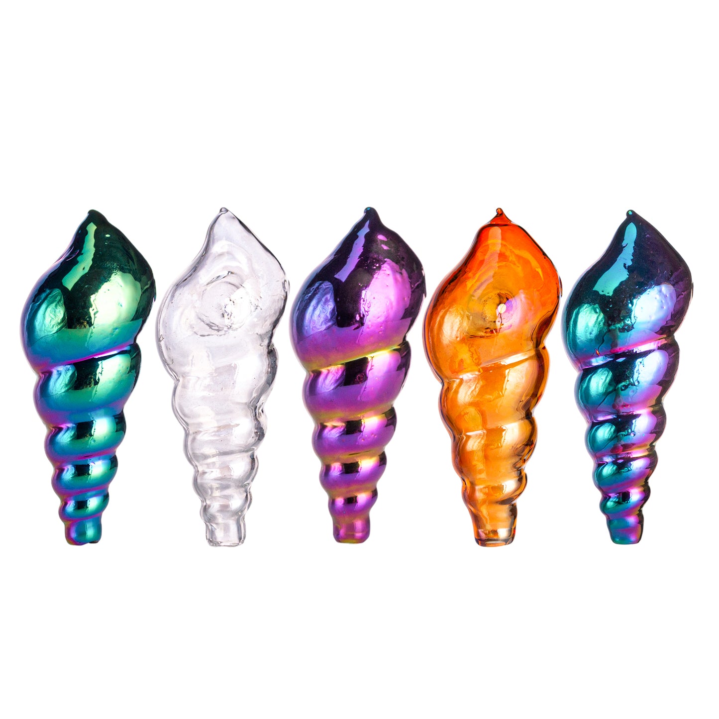 Glass Bottle Tobacco Pipe - 110mm Hand Pipe YD8007