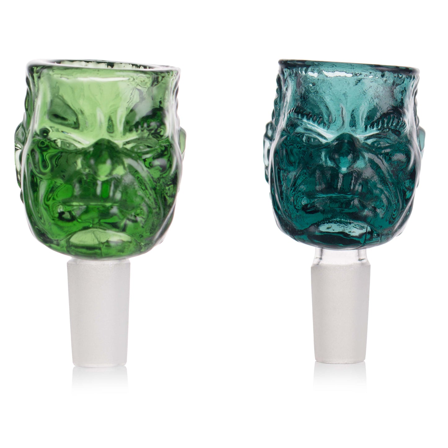 Solid Color Soldier Face Glass Bowl Piece PT4122