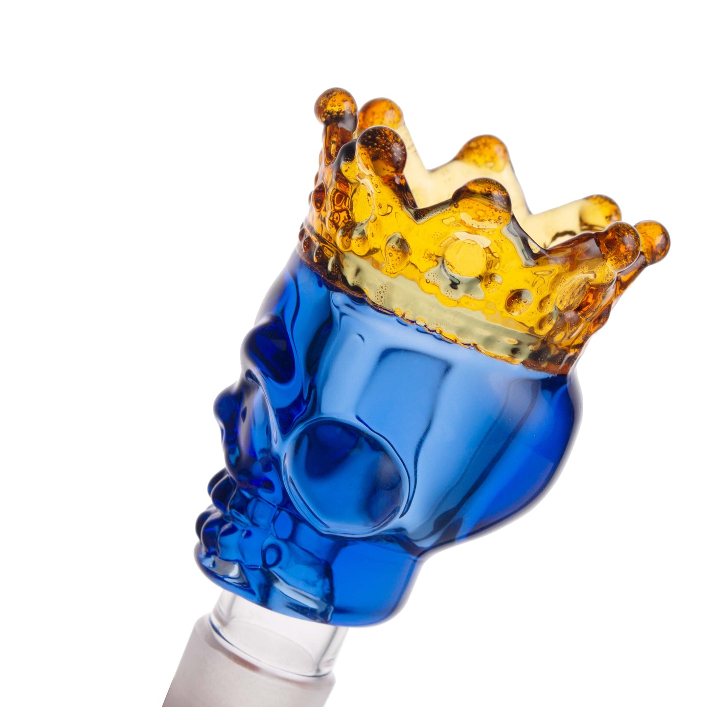 Large Crown Skull Glass Bowl Piece PT249