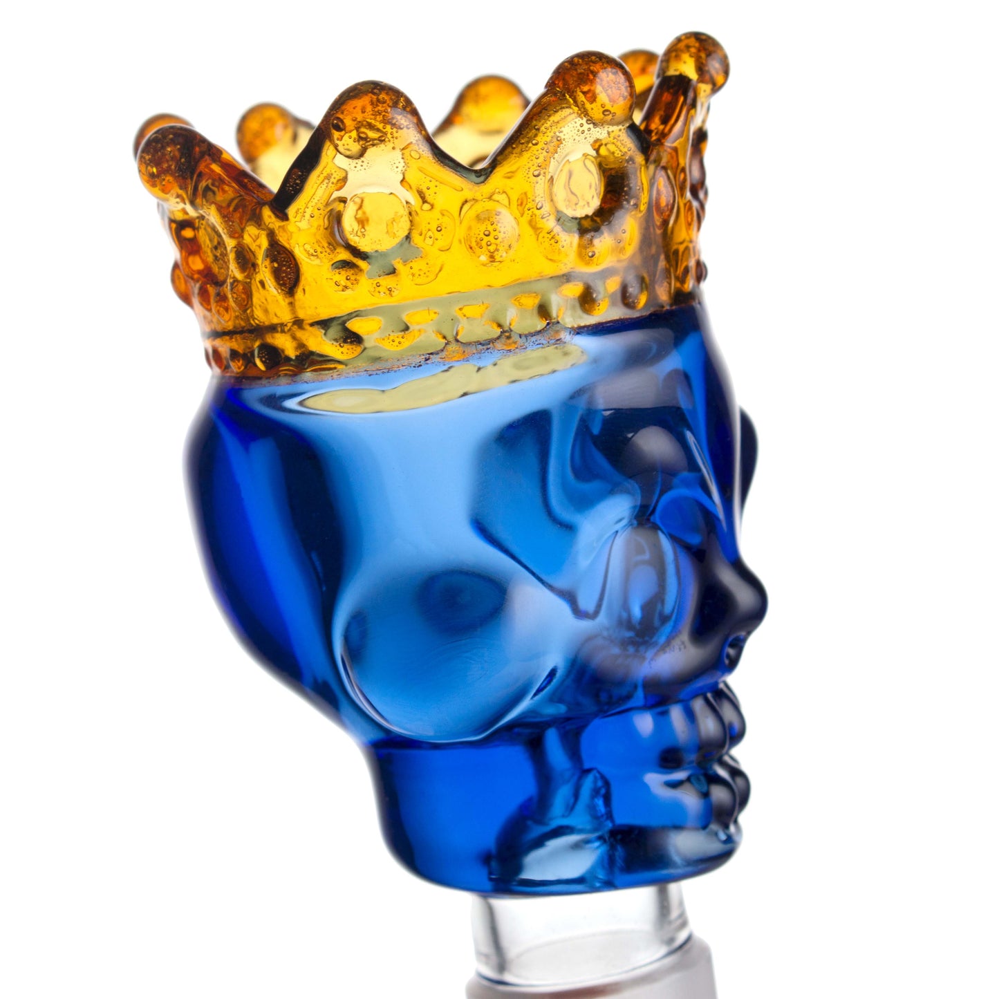 Large Crown Skull Glass Bowl Piece PT249