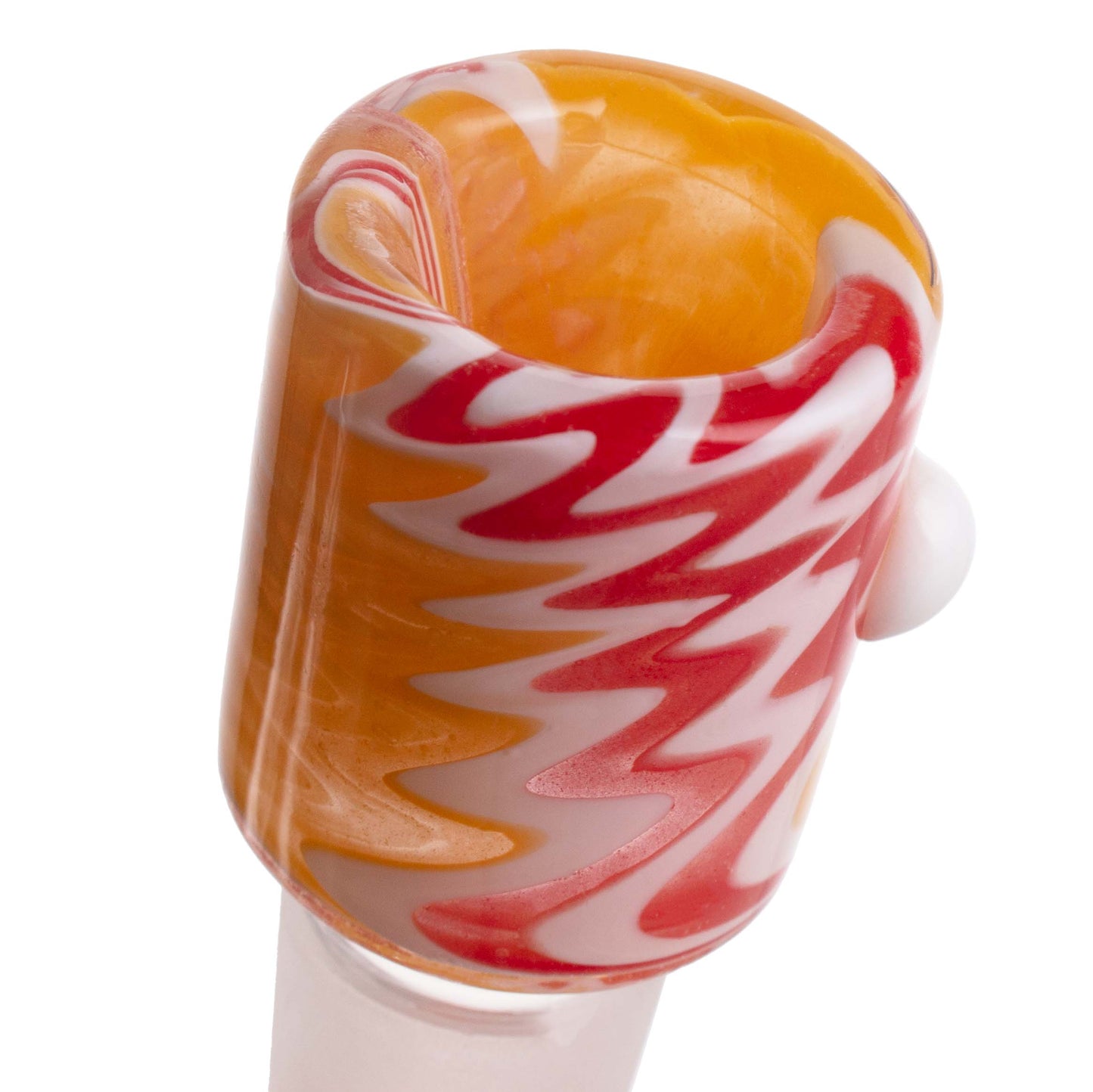 Colorful Glass Bowl Piece with Frosted Joint PT214