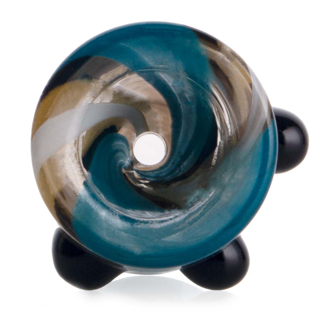 Colorful Glass Bowl Piece with Frosted Joint PT214