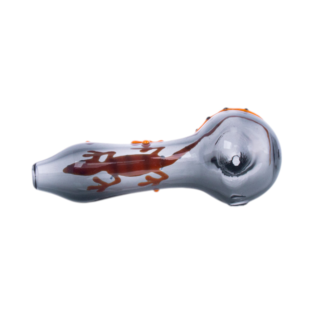 Hand-Painted Gecko Glass Art Decor, YD5590