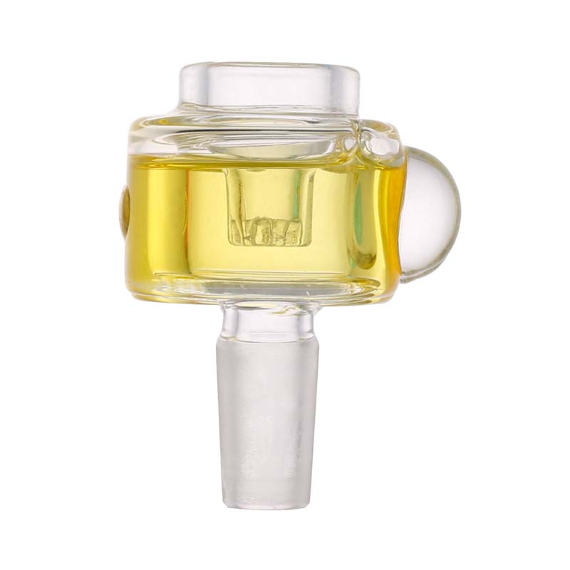 Glycerin Glass Bowl Piece with Frosted Joint YD363