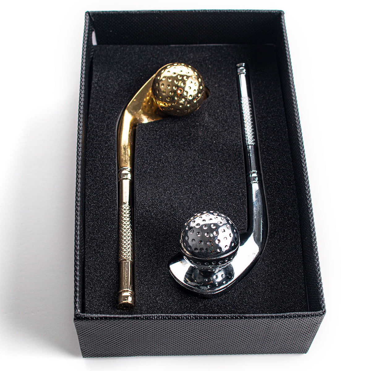 Golf Metal Tobacco Pipe - 136mm Hand Pipe YD4412