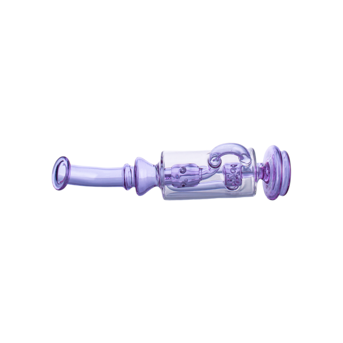 Multi-Color Handblown Glass Water Pipe with Silicone Handles,PF5121（Random Color）