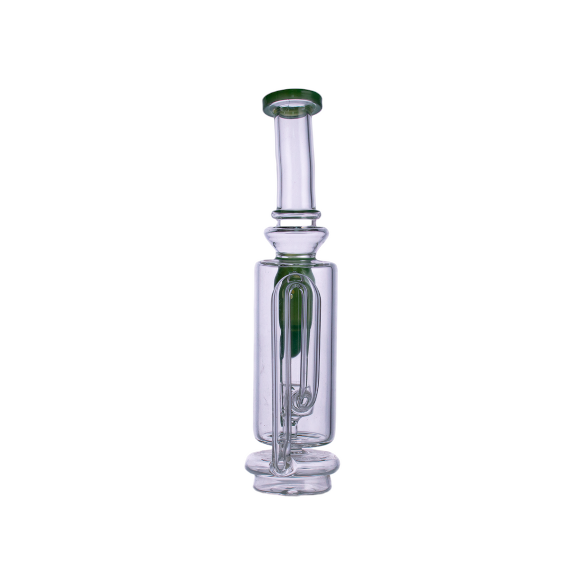 Multi-Color Handblown Glass Water Pipe with Silicone Handles,PF5121（Random Color）