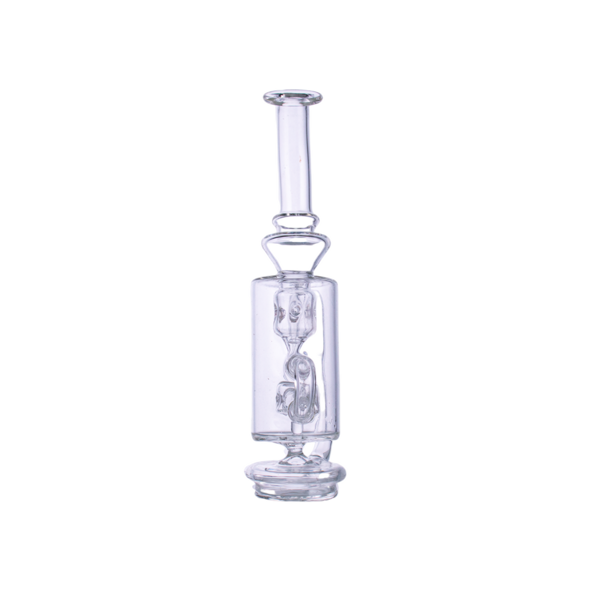 Multi-Color Handblown Glass Water Pipe with Silicone Handles,PF5121（Random Color）