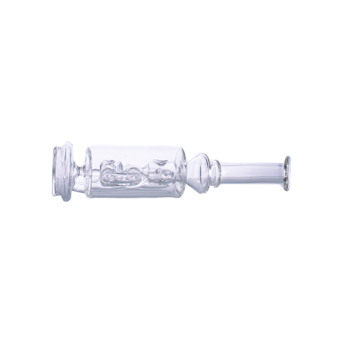 Multi-Color Handblown Glass Water Pipe with Silicone Handles,PF5121（Random Color）
