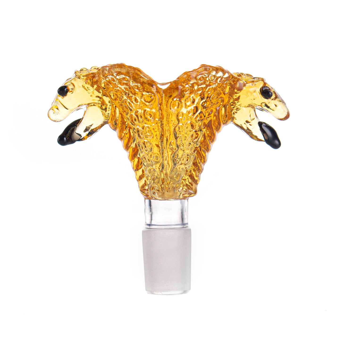 Double Snake Glass Bowl Piece PT5034