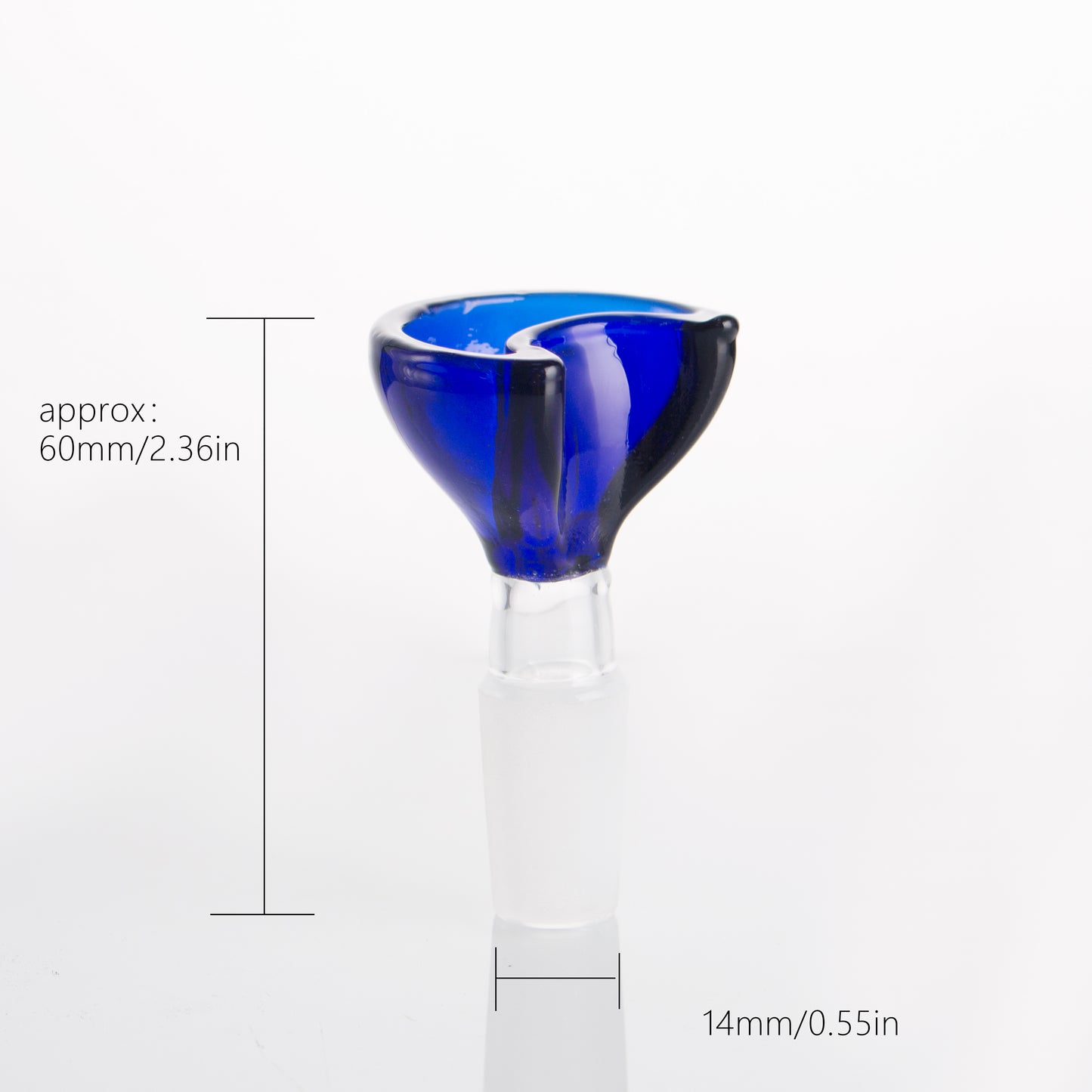 Premium Glass Hookah Bowl – Hand-Blown Shisha Head Replacement for Standard Hookah Stems, PT5290