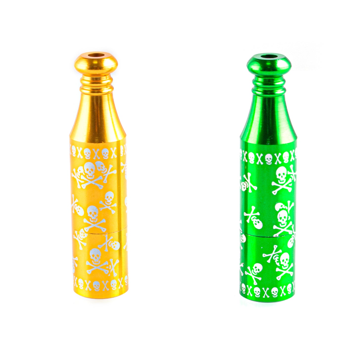 Skull Metal Tobacco Pipe - Hand Pipe YD4438