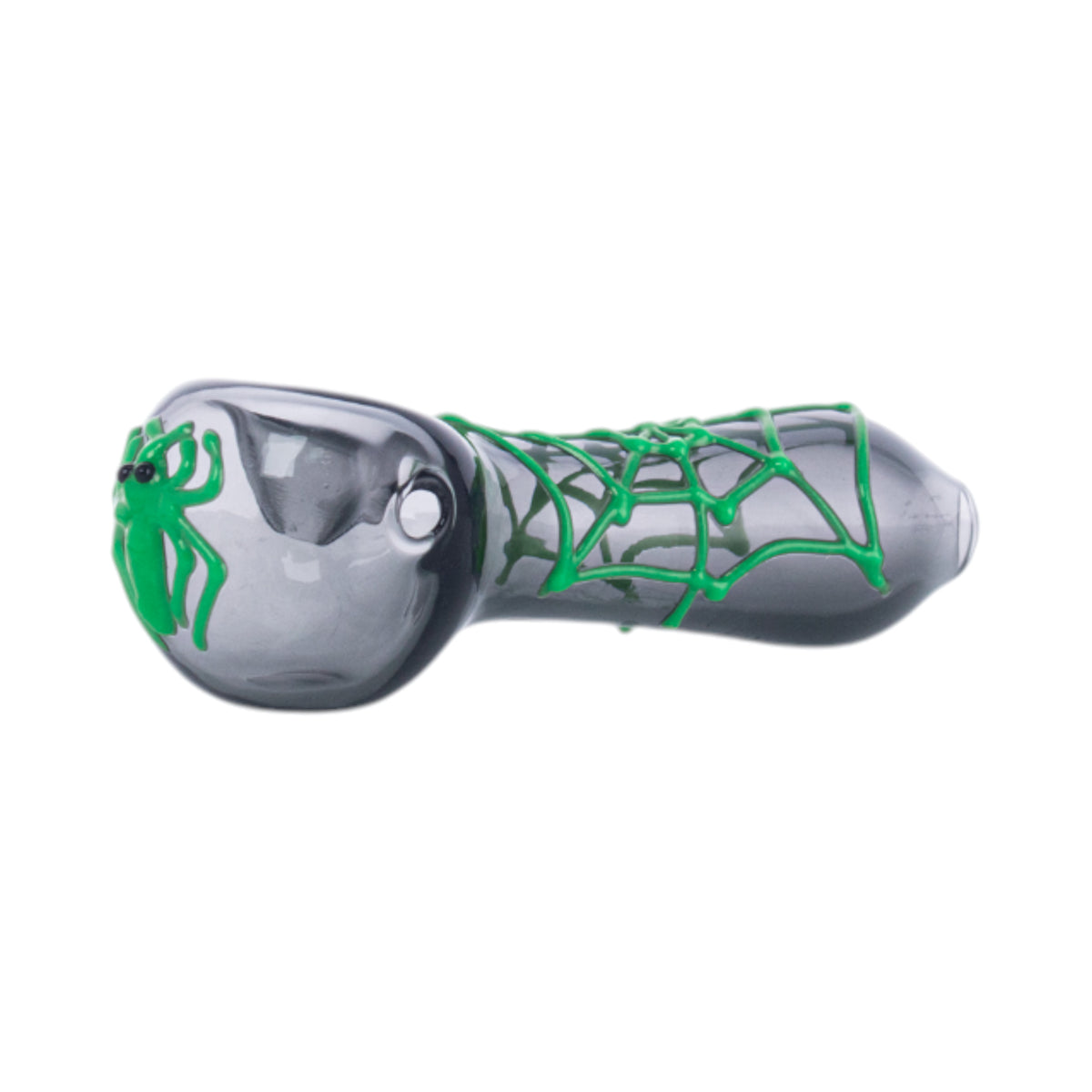 Glow in the Dark Spider Web Glass Art, YD5587（Random Color）