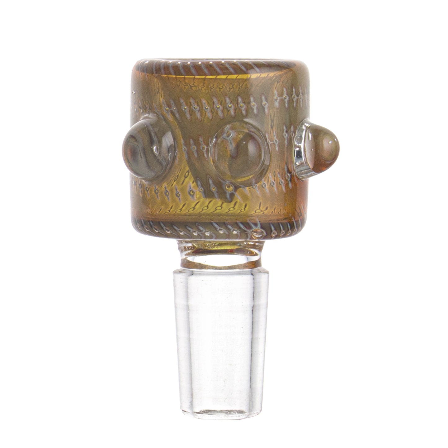 Dotted Glass Bowl Piece with Clear Joint PT3280