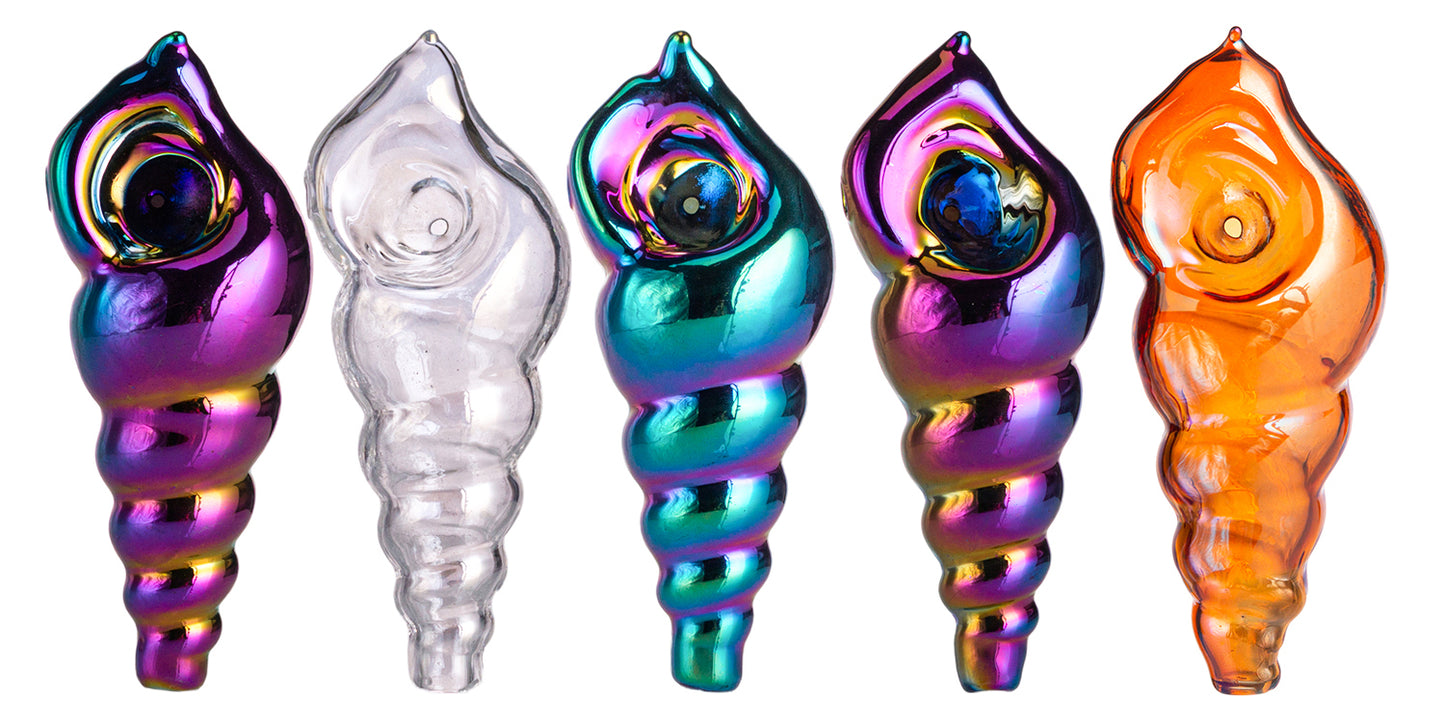 Glass Bottle Tobacco Pipe - 110mm Hand Pipe YD8007