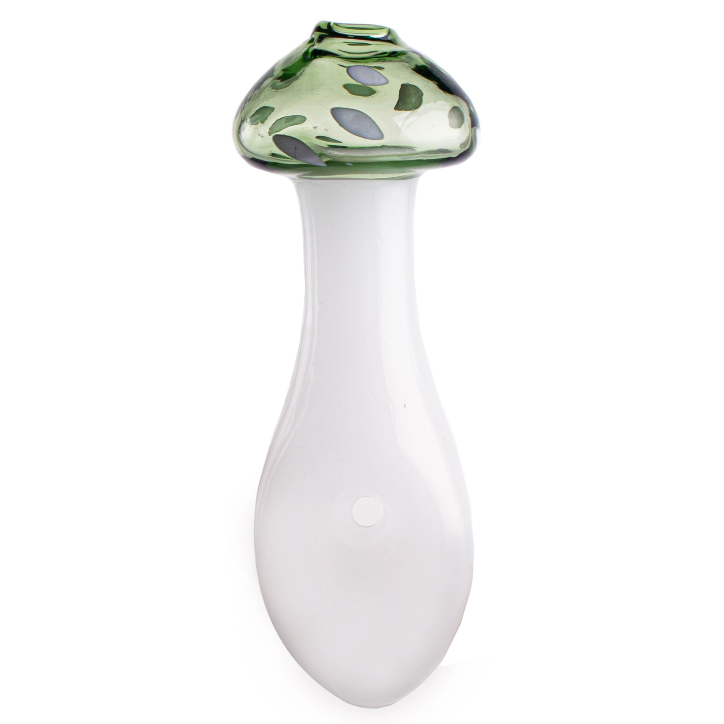 Glass Mushroom Tobacco Pipe - 80mm Hand Pipe YD4843 （Random Color）