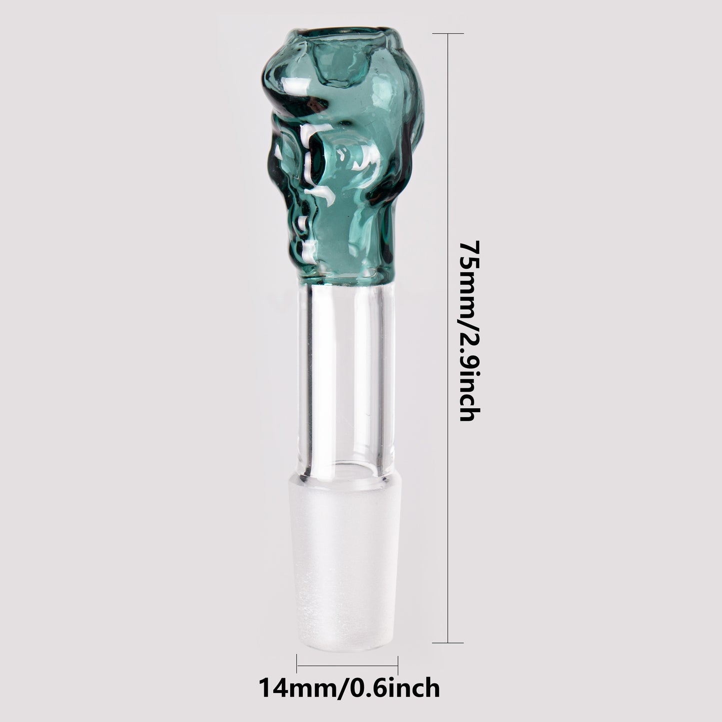 Skull Shape Glass Bowl Piece PT4440