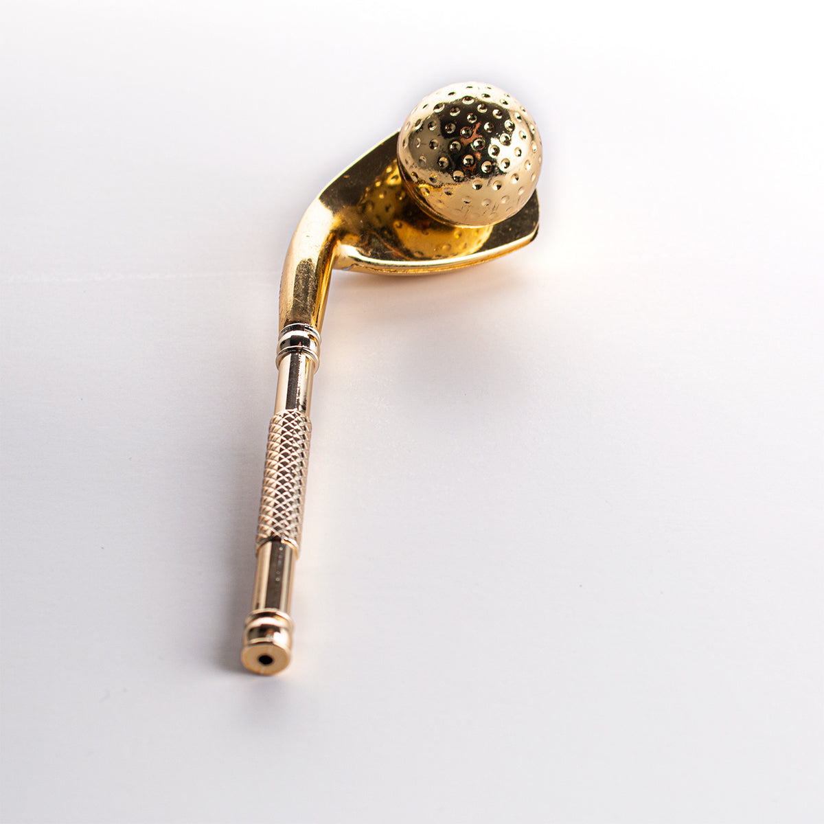 Golf Metal Tobacco Pipe - 136mm Hand Pipe YD4412
