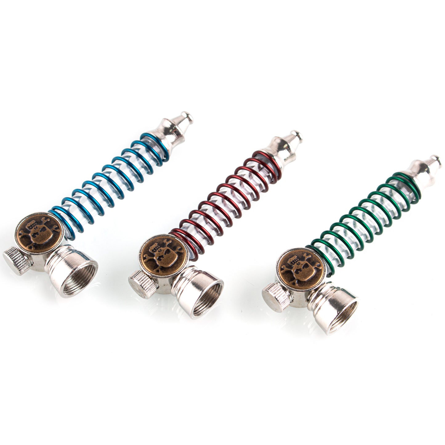 LED Metal Tobacco Pipe - 100mm Hand Pipe YD4508