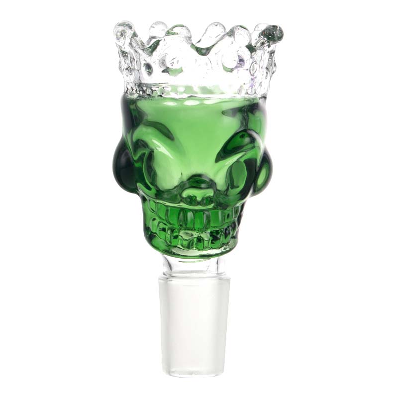 Large Crown Skull Glass Bowl Piece PT249