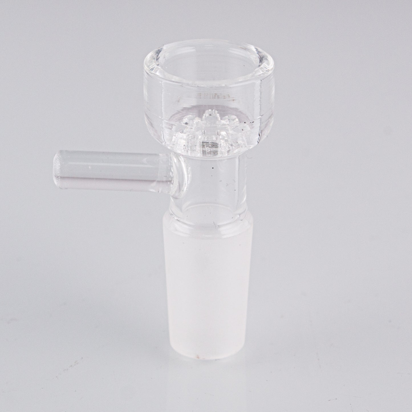 Snowflake Glass Bowl with Handle PT97