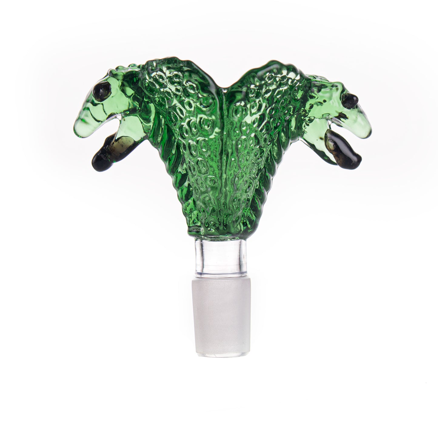 Double Snake Glass Bowl Piece PT5034