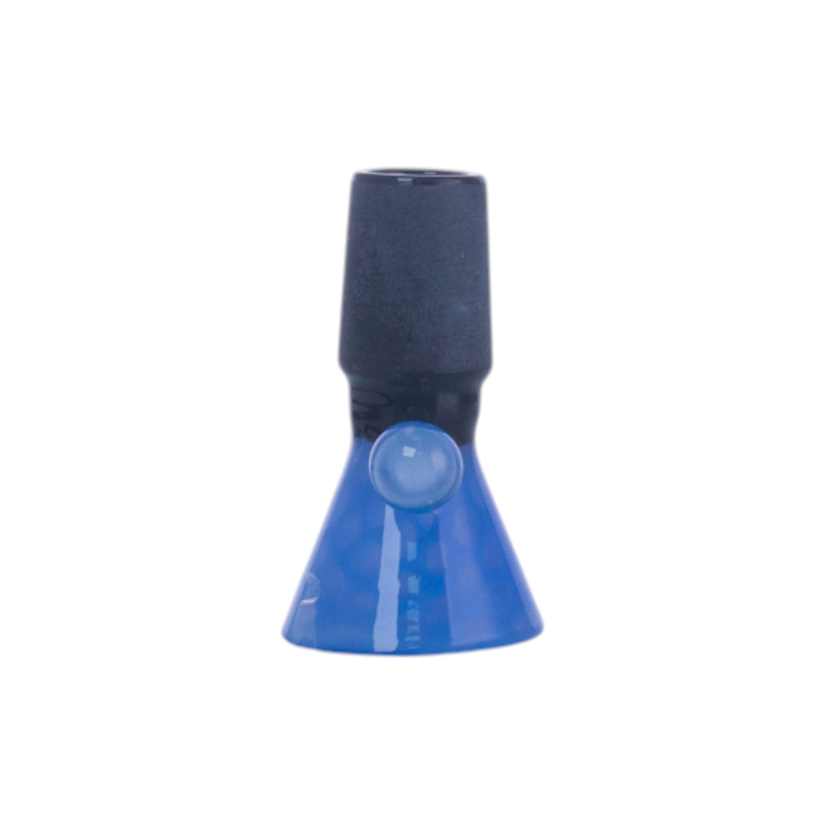 Unicorn Horn Glass Hookah Bowl, Black Joint, PT5523
