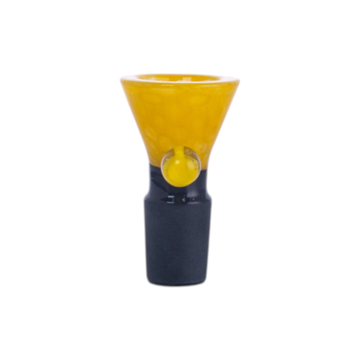 Unicorn Horn Glass Hookah Bowl, Black Joint, PT5523