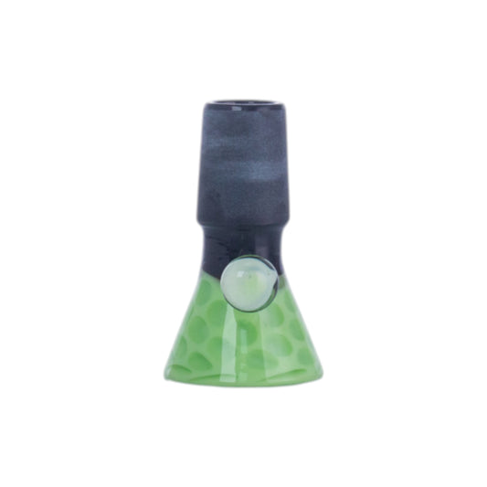 Unicorn Horn Glass Hookah Bowl, Black Joint, PT5523