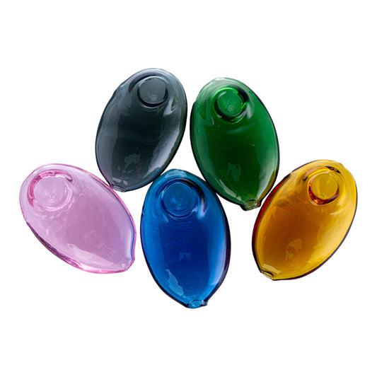 Hand-Blown Glass Bowl Collectible, YD3342（Random Color）