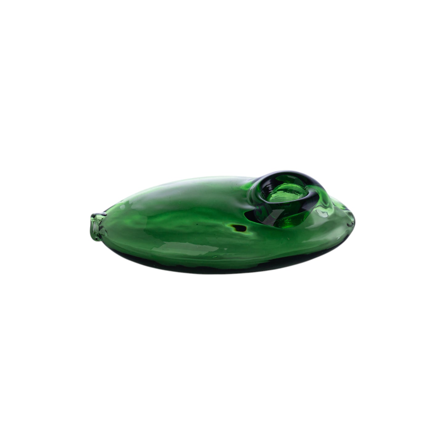 Hand-Blown Glass Bowl Collectible, YD3342（Random Color）