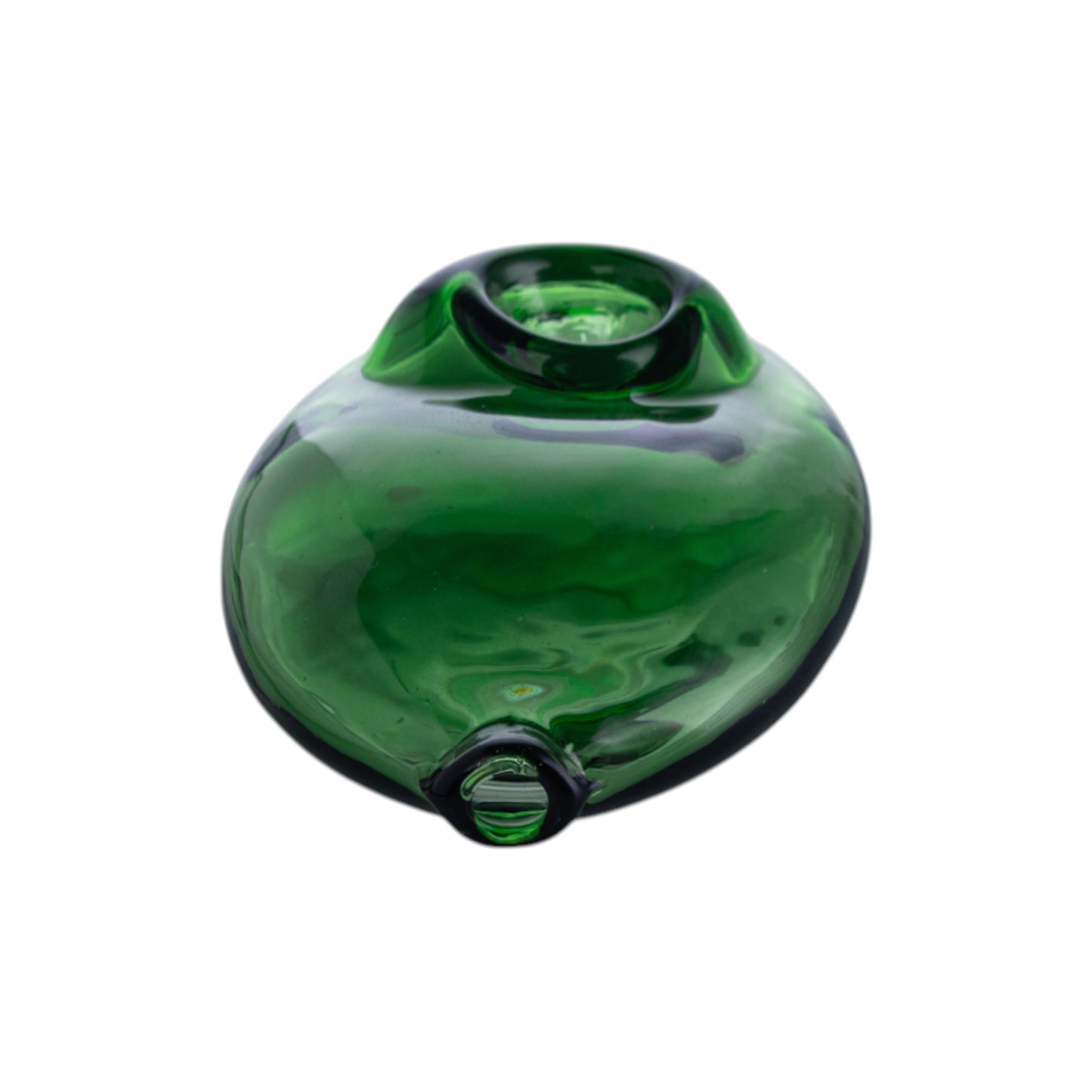 Hand-Blown Glass Bowl Collectible, YD3342（Random Color）