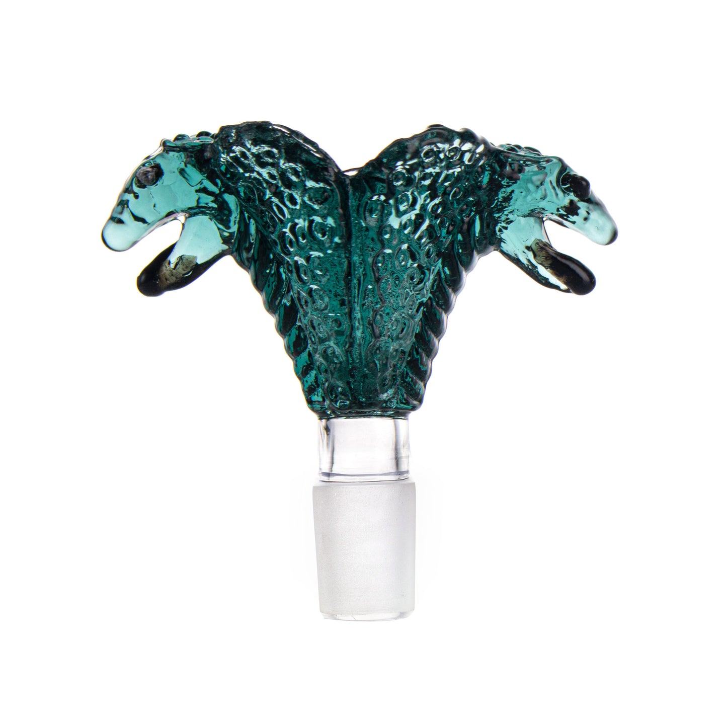 Double Snake Glass Bowl Piece PT5034