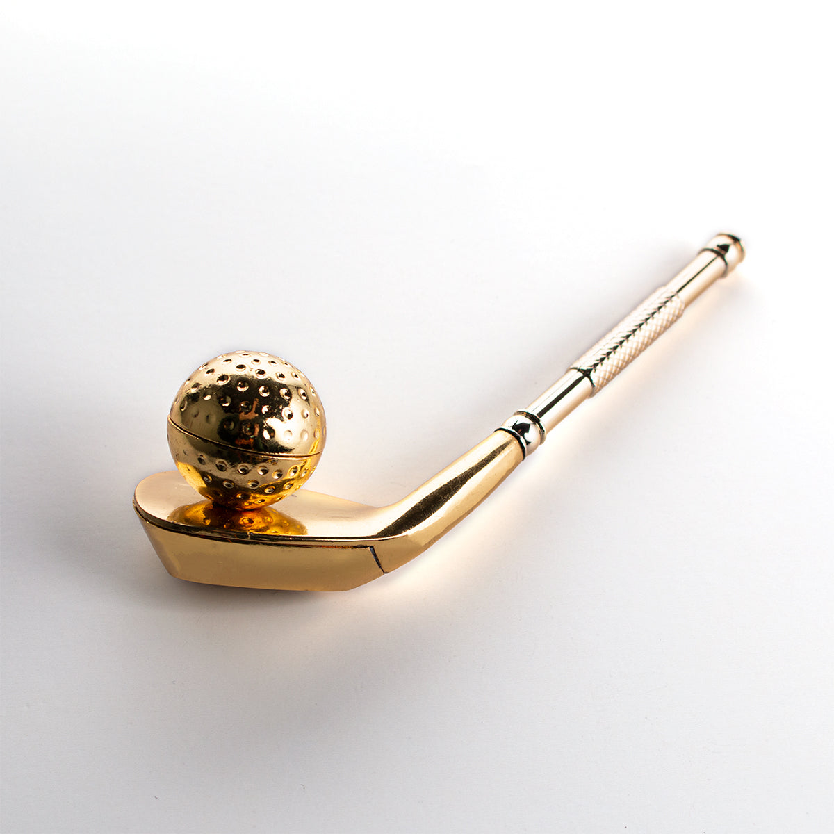 Golf Metal Tobacco Pipe - 136mm Hand Pipe YD4412