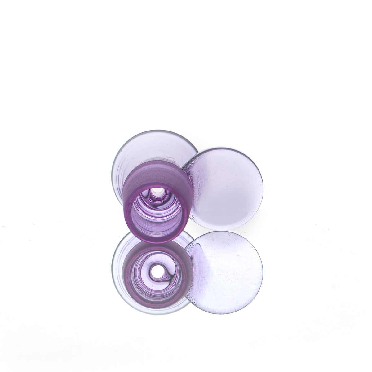 Multicolor Round Handle Glass Bowl Piece PT2702