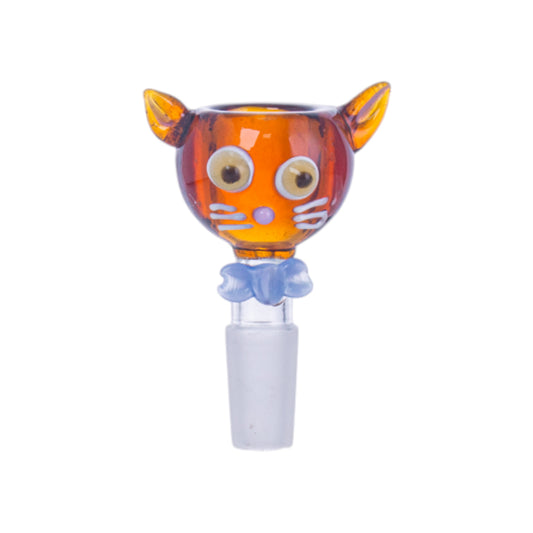 Amber Mouse Glass Shisha Bowl, 14mm/18mm, PT5289