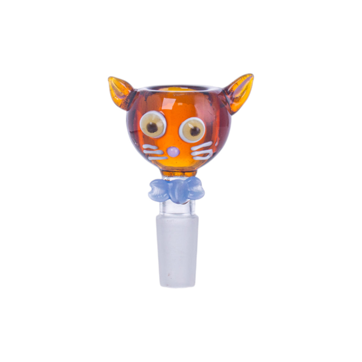 Amber Mouse Glass Shisha Bowl, 14mm/18mm, PT5289