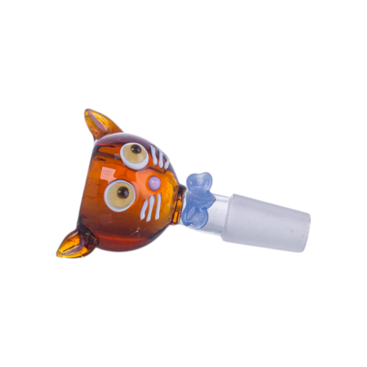 Amber Mouse Glass Shisha Bowl, 14mm/18mm, PT5289