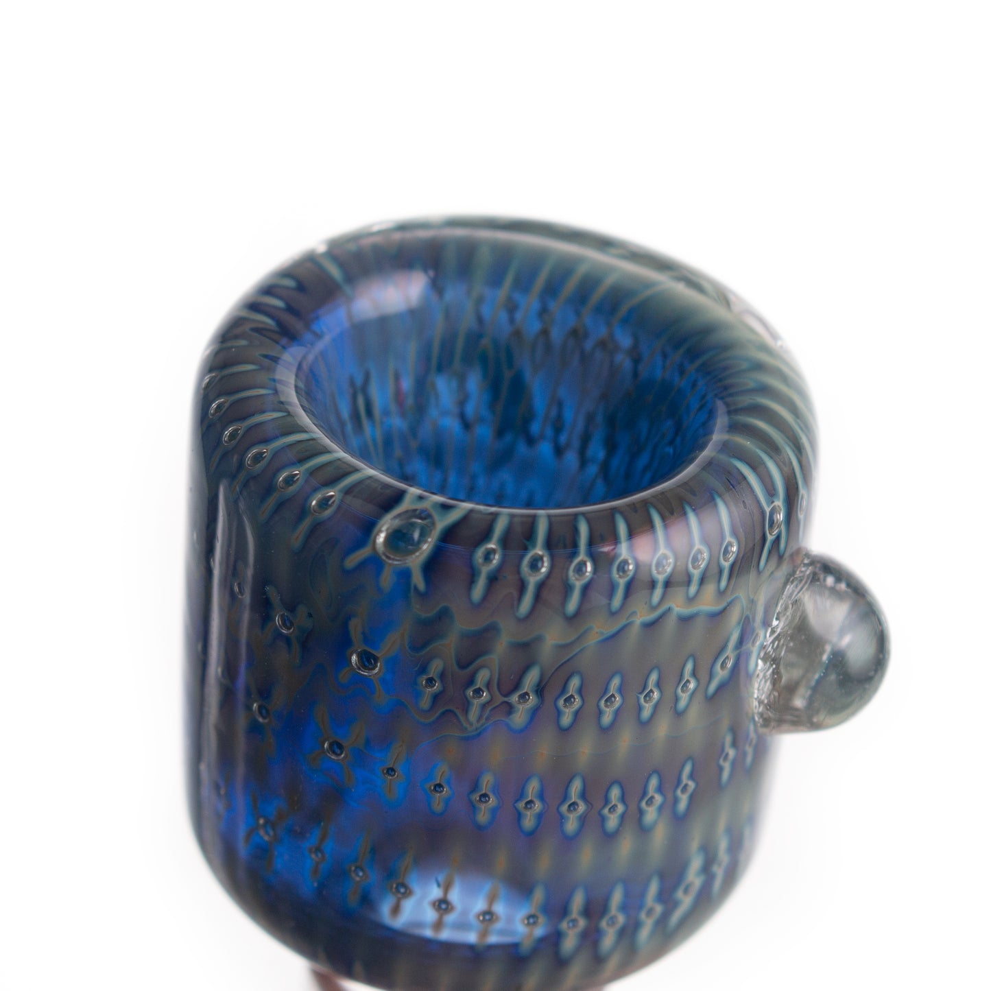 Dotted Glass Bowl Piece with Clear Joint PT3280