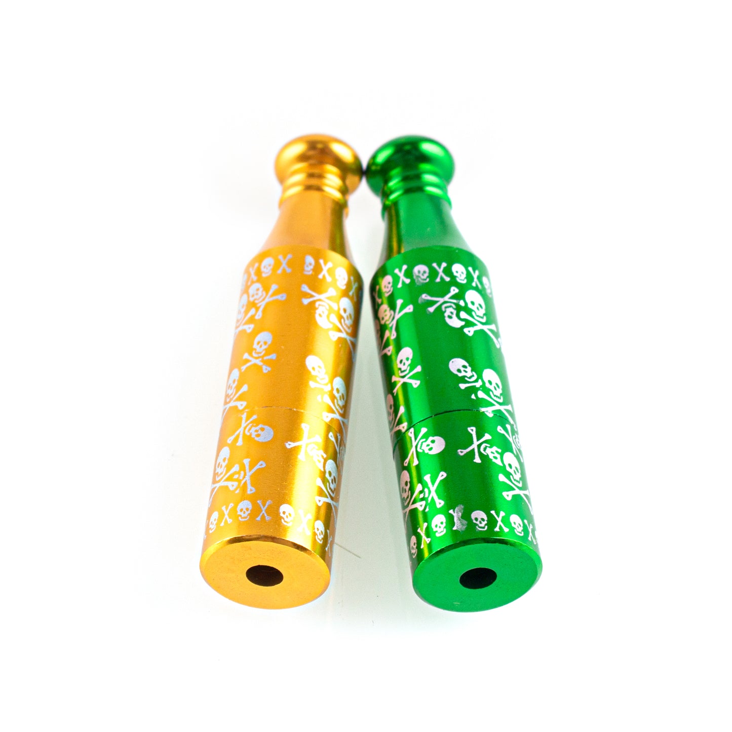 Skull Metal Tobacco Pipe - Hand Pipe YD4438