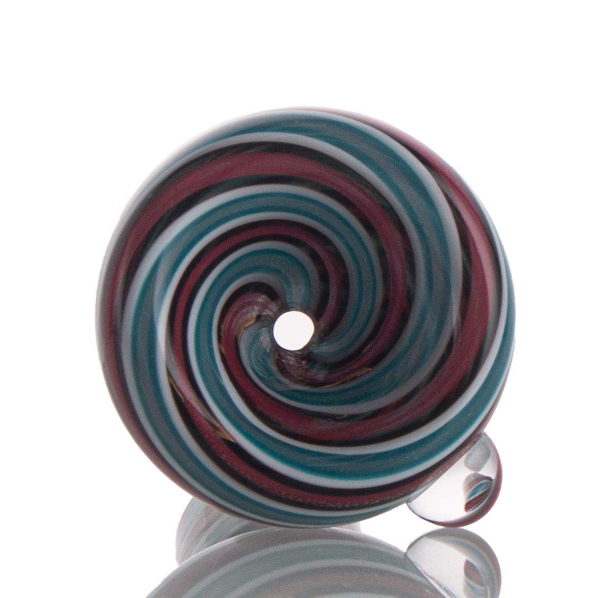 Clear Dot Colorful Glass Bowl Piece PT1237