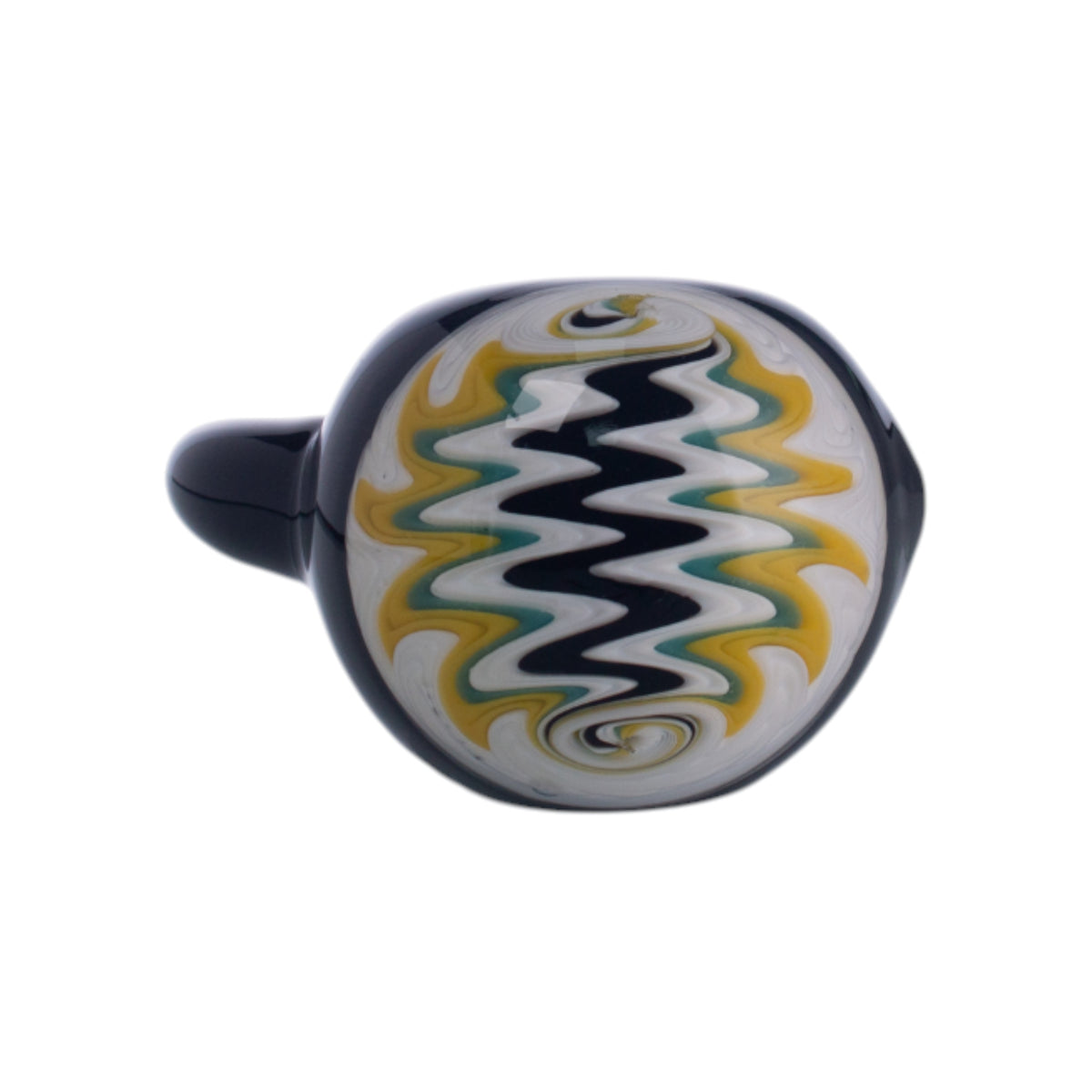 Hand-Blown Glass Bowl Collectible, YD4766（Random Color）