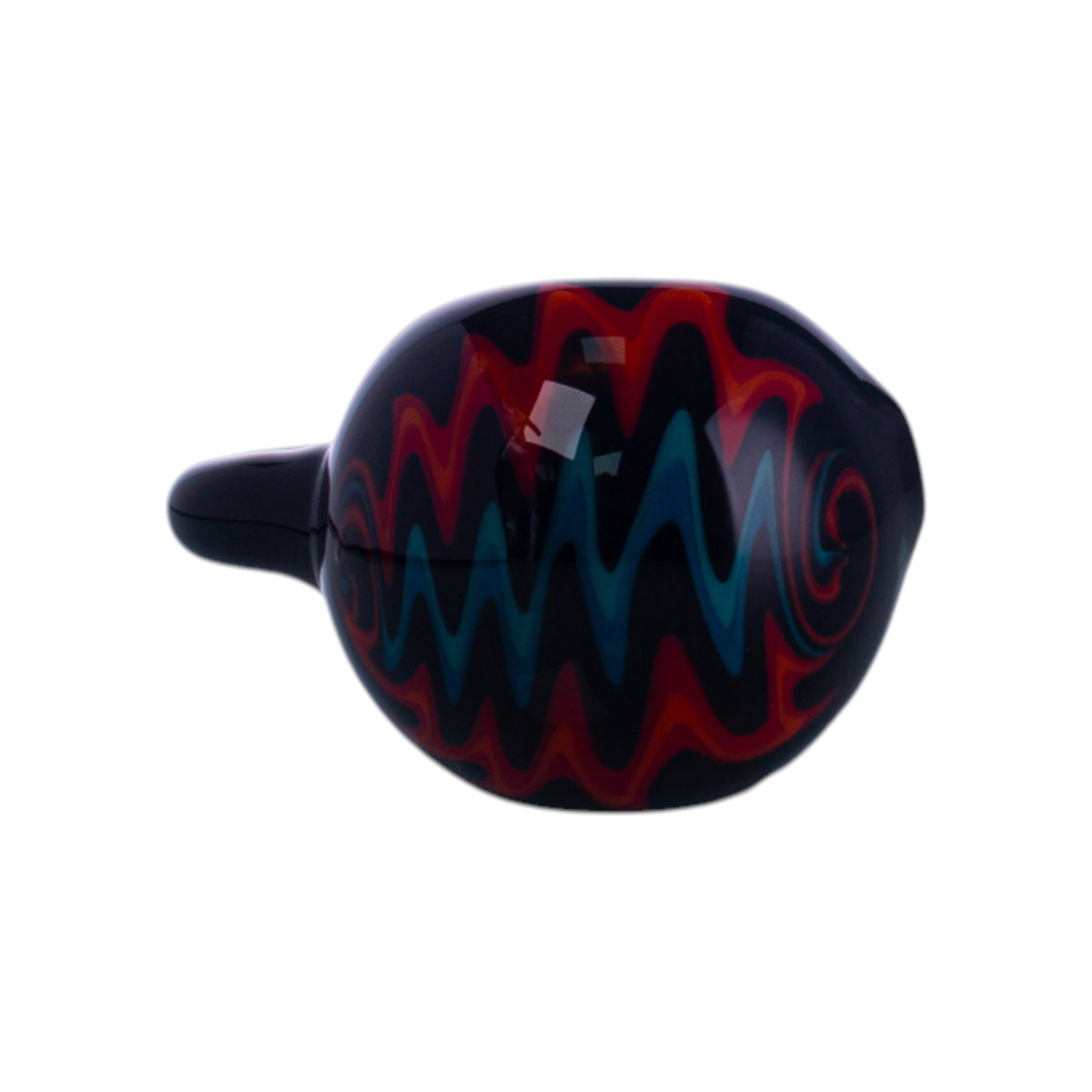 Hand-Blown Glass Bowl Collectible, YD4766（Random Color）