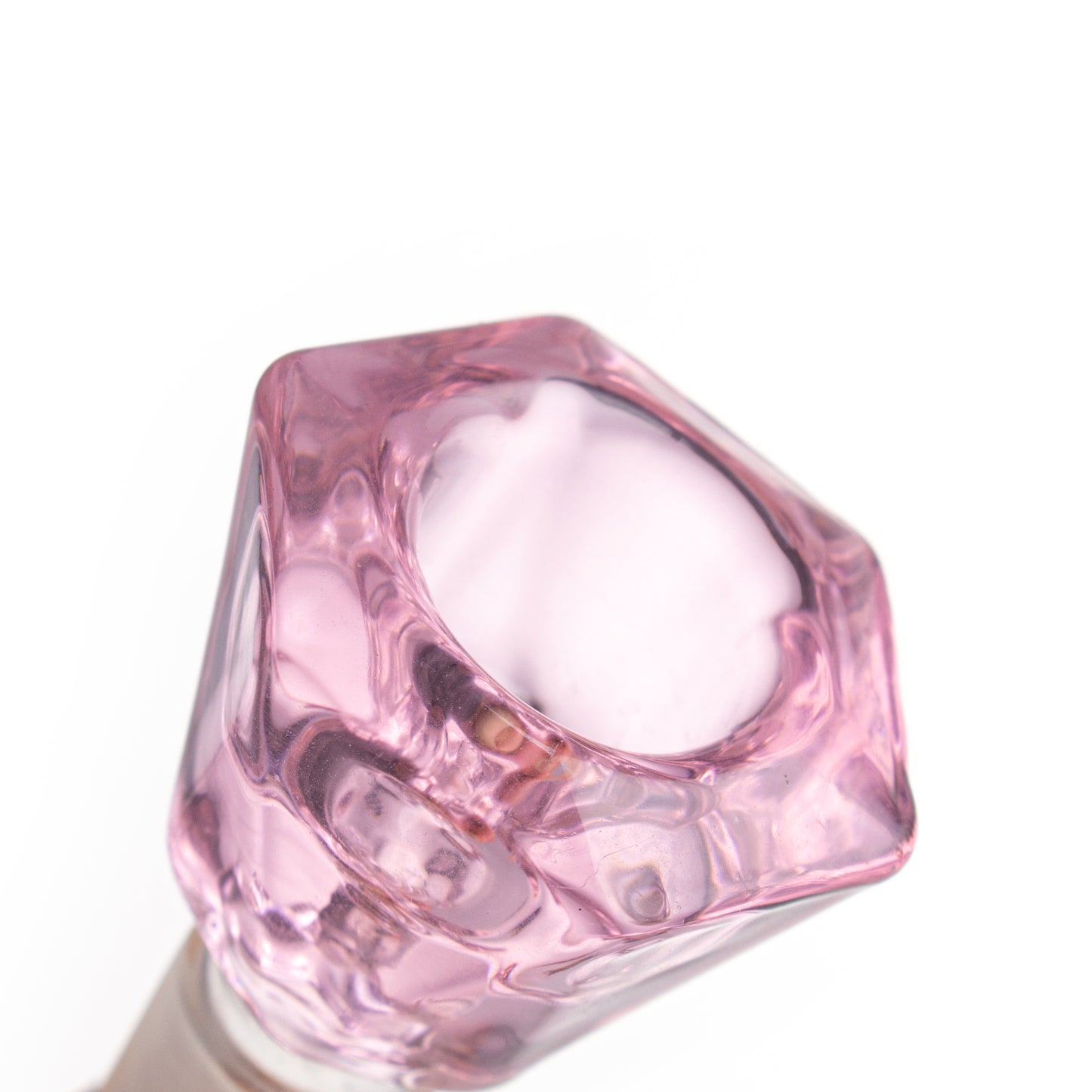 Hexagon Diamond Shape Glass Bowl Piece PT5201