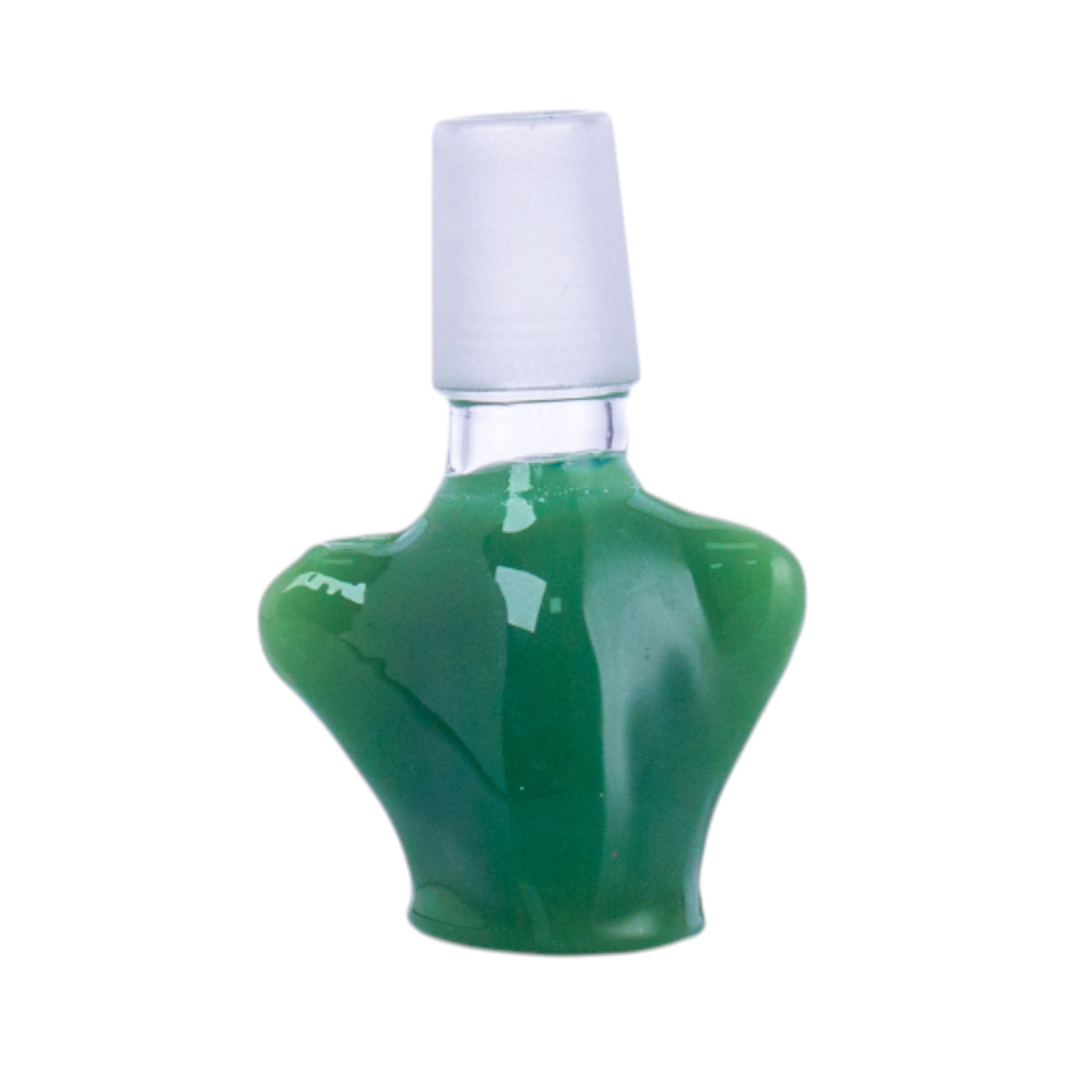Textured Green Glass Shisha Bowl, PT5255