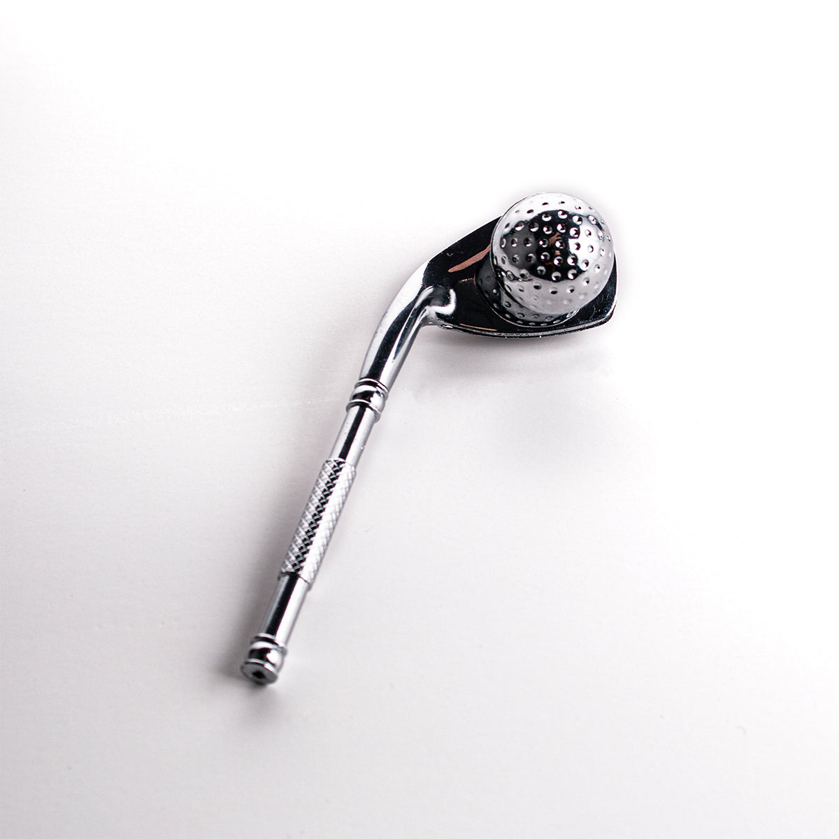 Golf Metal Tobacco Pipe - 136mm Hand Pipe YD4412