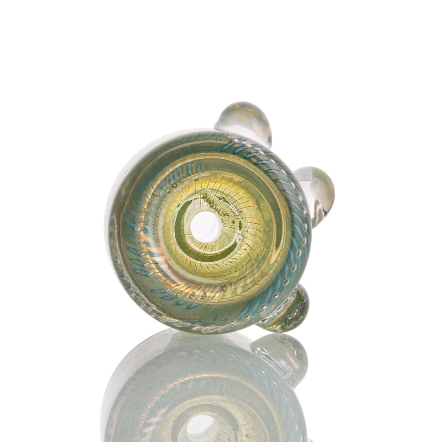 Dotted Glass Bowl Piece with Clear Joint PT3280