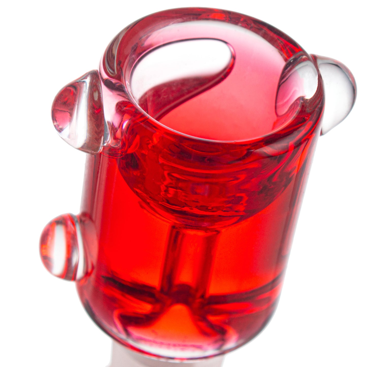 Double Handle Glycerin Glass Bowl Piece PT455