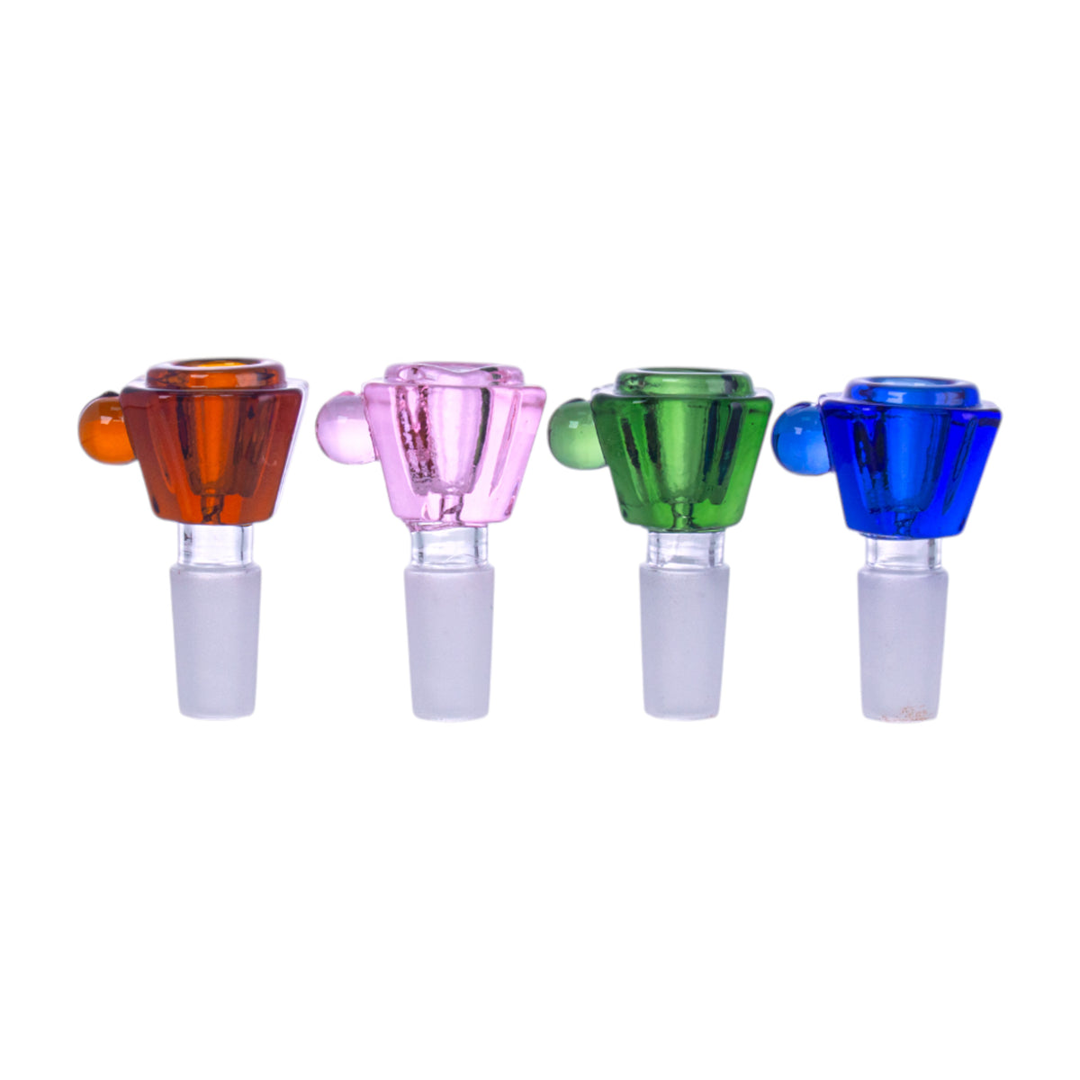 Lake Green Glass Shisha Bowl, Frosted Joint, PT5156