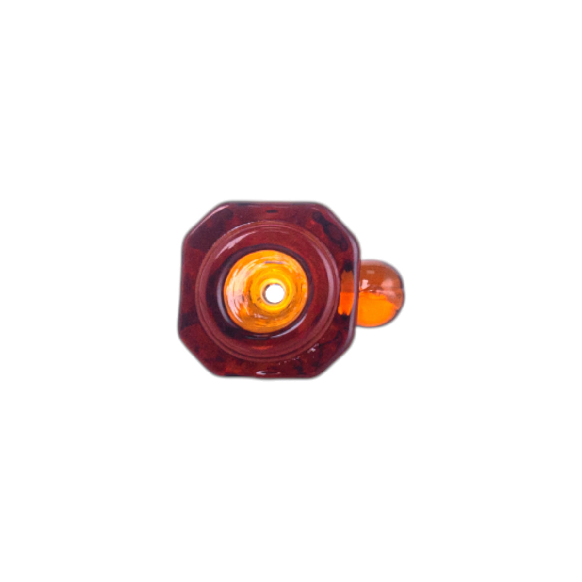 Lake Green Glass Shisha Bowl, Frosted Joint, PT5156